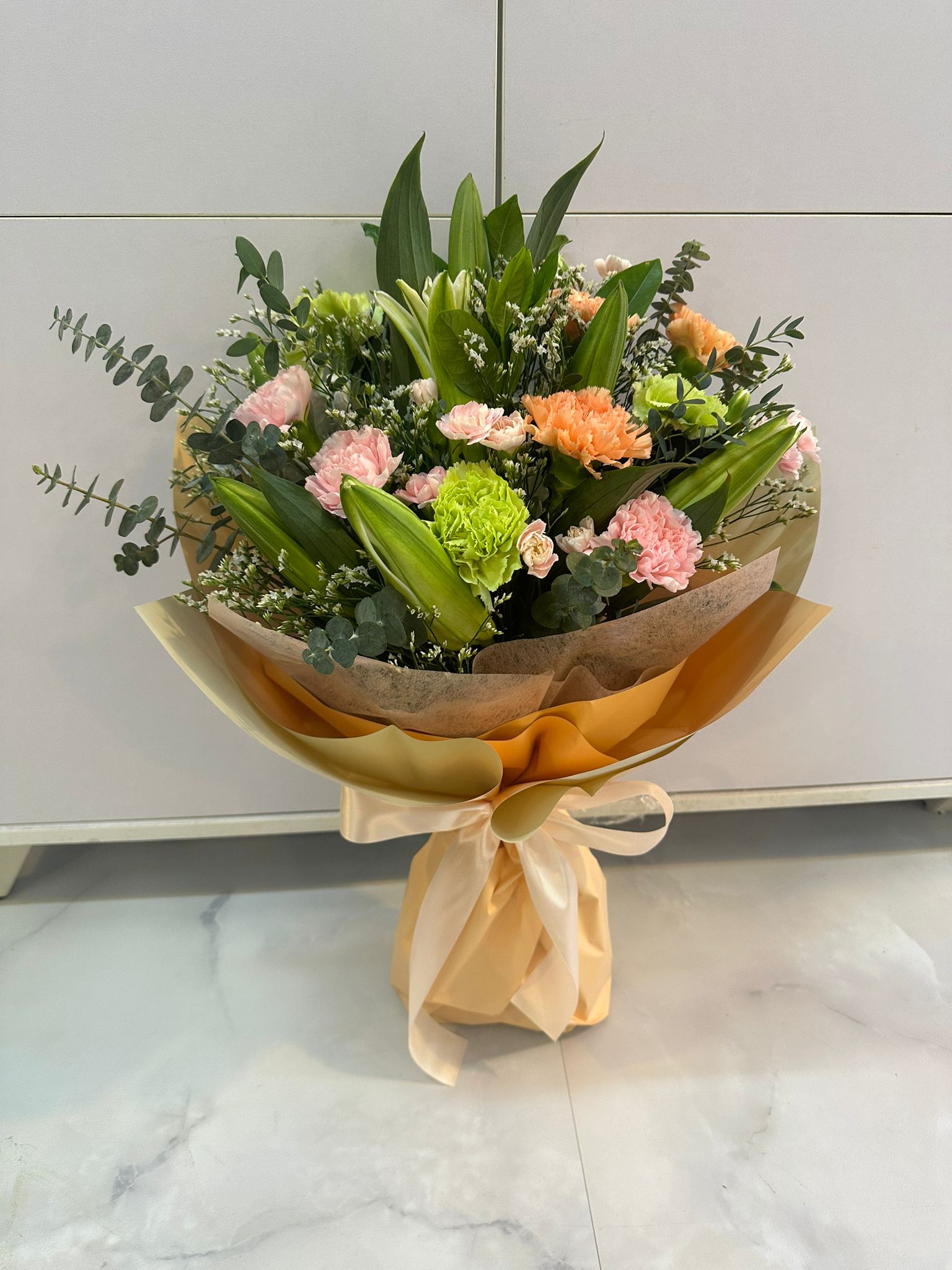 Carnation Lily Bouquet