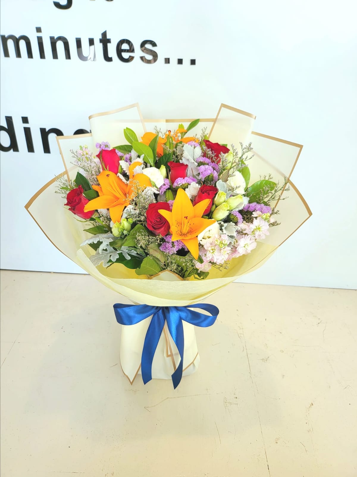 Lily and Rose Bouquet