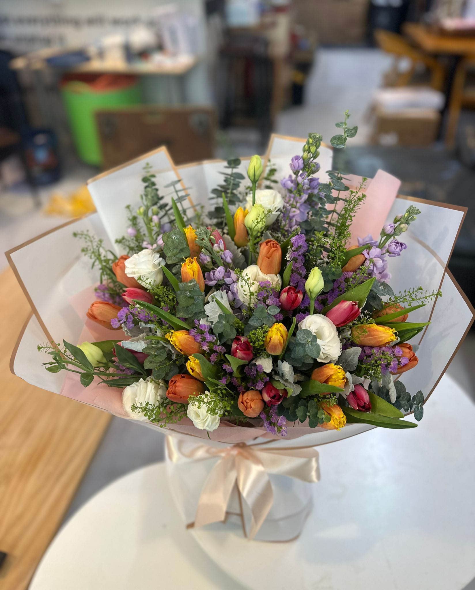 Always 25 Years Old Tulip Bouquet